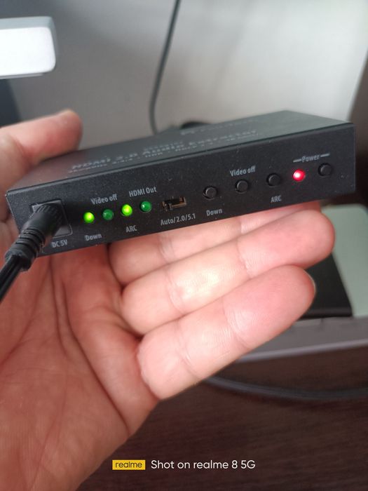 HDMI 2.0 Audio Extractor 4k HDR(defectă)