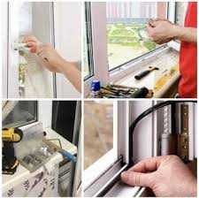 Ремонт окон замена стеклопакета утеплителя резины и регулировка окон