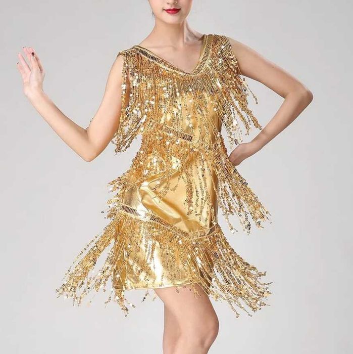 Платье для латинских танцев S