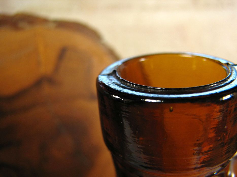 Стар Оливерник - Маслиново Дърво - Ръчно Духано Стъкло -УНИКАТ!