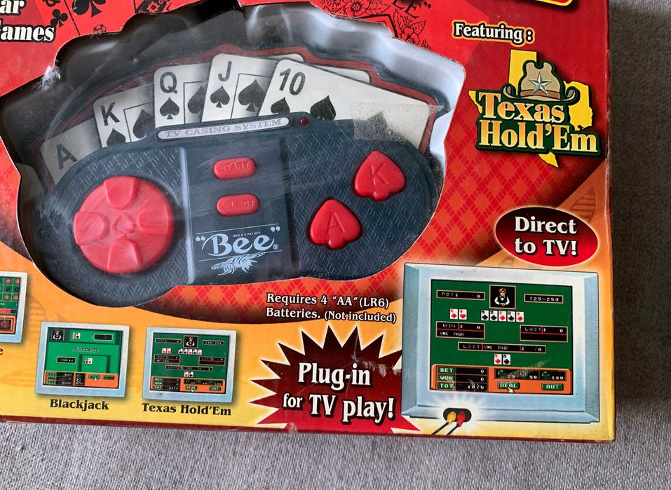 Consolă retro Bee TV Casino System, 5 jocuri integrate, Plug & Play