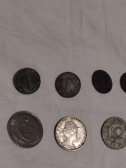 Lot de 8 monede istorice austriece – De la Imperiu la Republică (Piese autentice de colecție)