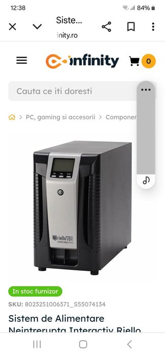 UPS Riello sentinel pro 3000VA 2700 W