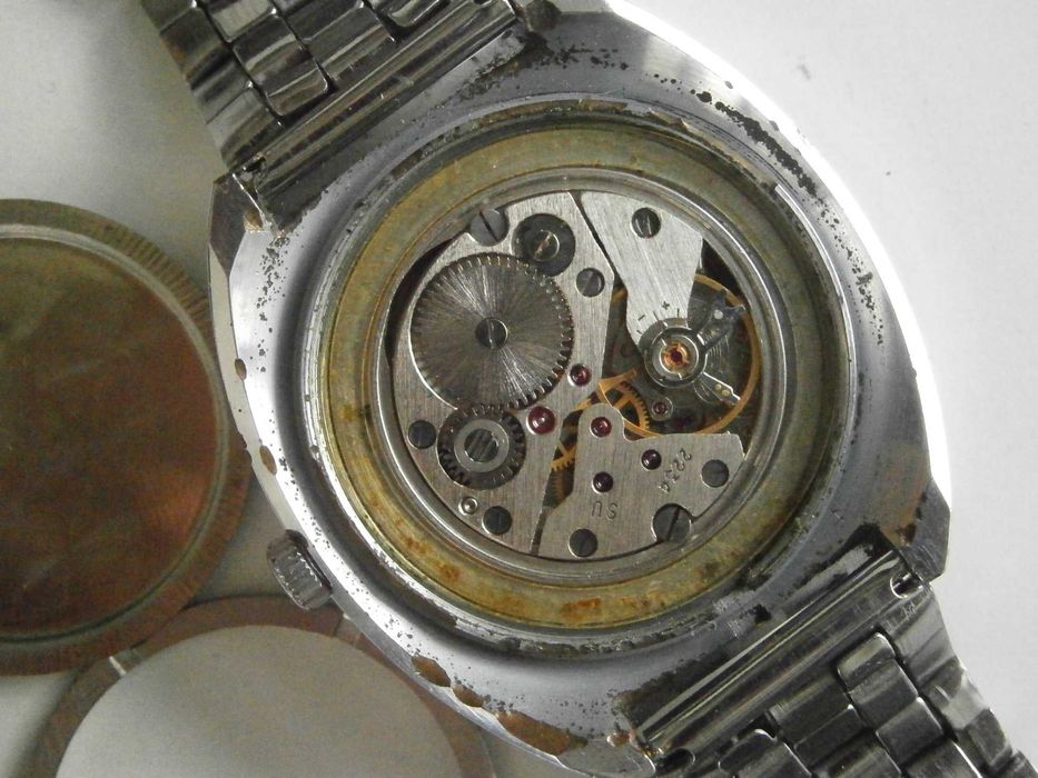 Заказ МО СССР, 18 руб. камъка, 2234, Командирские, 38mm, син ЦБ, TOP!