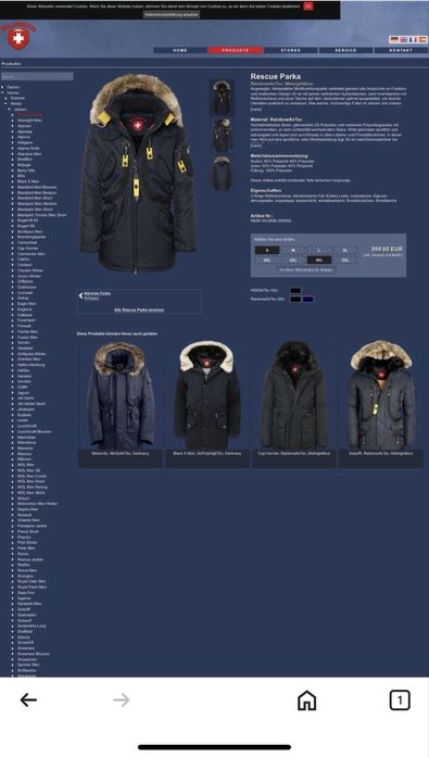 Geacă Wellensteyn bărbați