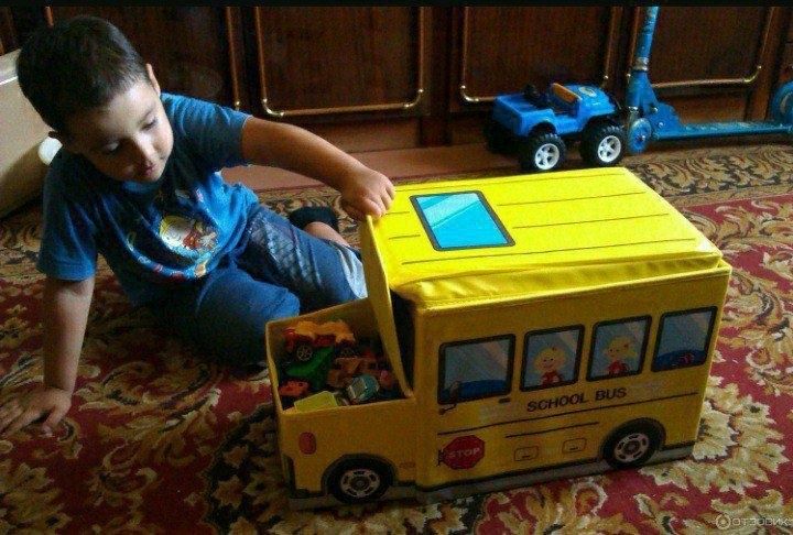 Пуфик органайзер для деток