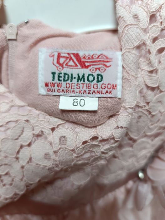 Официална детска рокля размер 80см