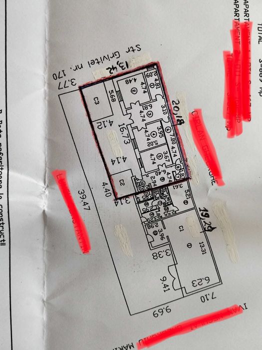 Vând casa zona centralăGrivitei ST280mp. Sc 150mp cu spatiu comercial