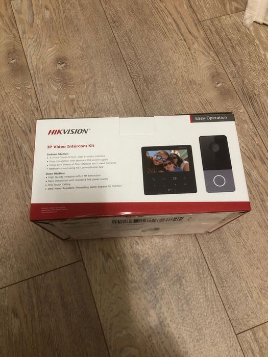 Kit videointerfon hikvision DS-KIS606-P