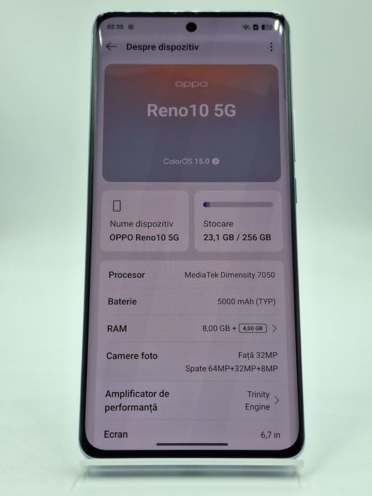 Amanet Lucky Gold VITAN / Oppo Reno 10 256Gb 8Gb ram Factura/Garantie #56089
