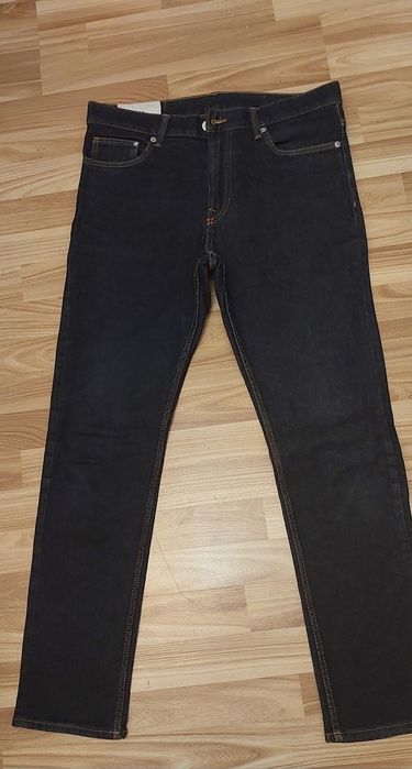 Мужские синие джынсы