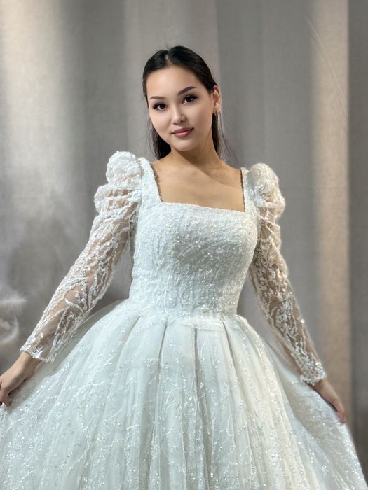 Свадебное платье пышное