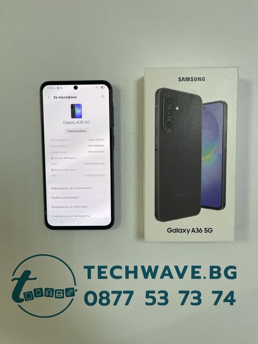 Samsung Galaxy A36 256GB Awesome Black 100%