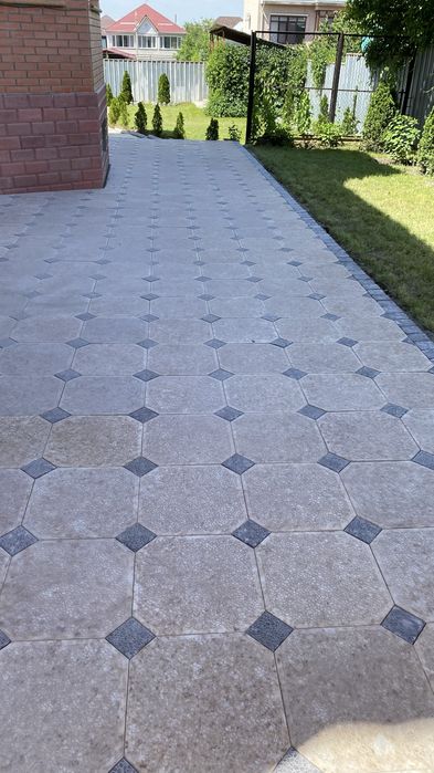 Укладка брусчатка