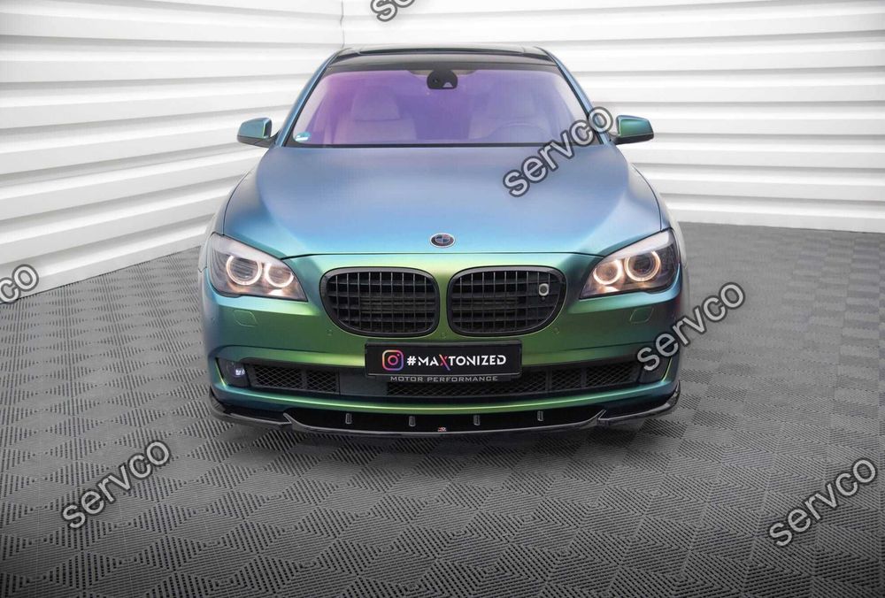 Prelungire splitter bara fata compatibil cu Bmw Seria 7 F01 2008-2013 v3 - Maxton Design