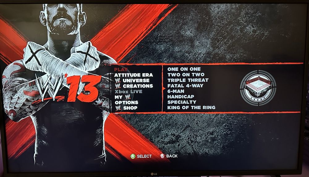 Jocuri WWE 2K13, WWE 2K16, WWE 2K17 colecție XBOX 360 + CADOU UFC 2010