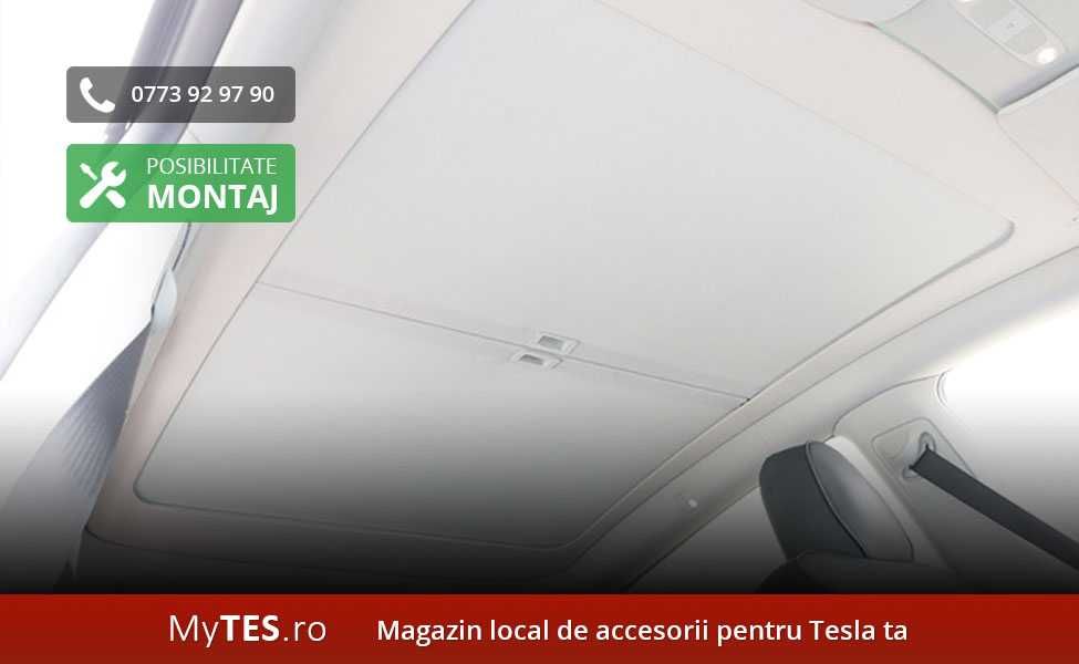 Parasolar retractabil plafon protectie UV - Tesla Model 3 / Y