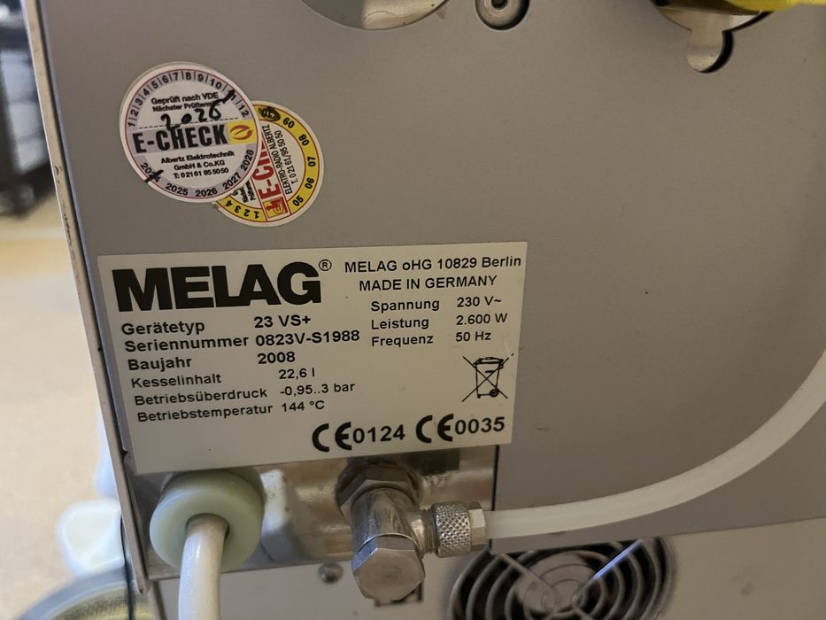 Autoclav sterilizator Melag 23 VS+ clinica stomatologie dental