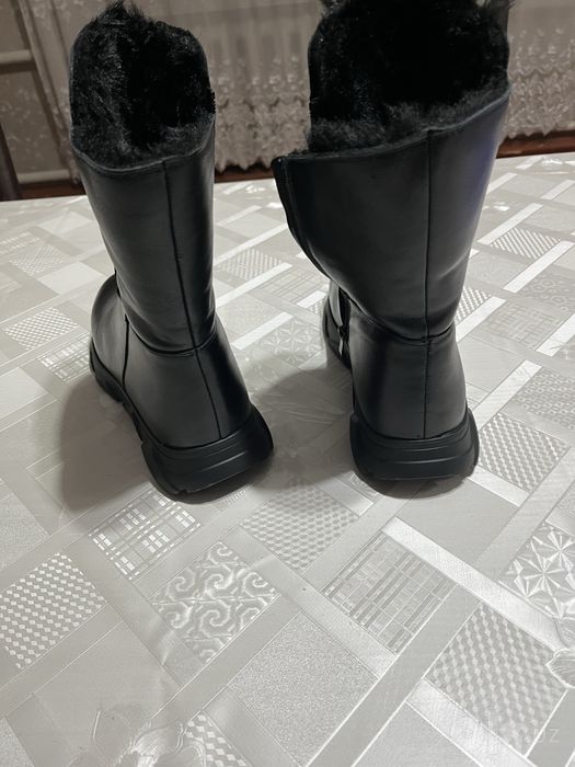 Сапоги зимние женские натуральная кожа
