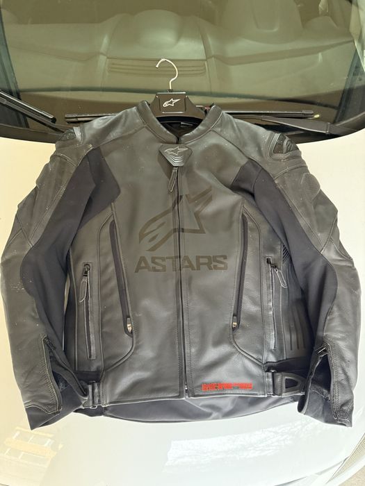 Мото екип Alpinestars - яке, панталон и ръкавици - като нов