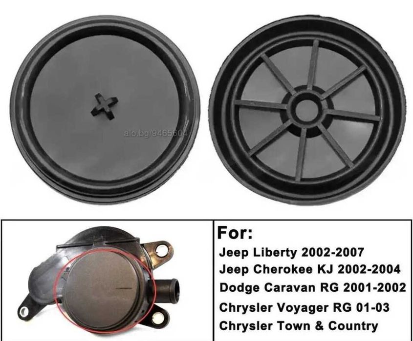 Мембрана и капачка клапан картерни газове Jeep Cherokee Liberty KJ