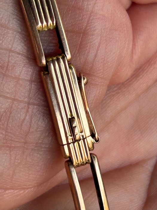 Златен часовник ЗАРЯ сьс златна гривна СССР 1956