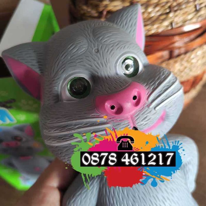 Говорещ Том (my talking Tom ) Интерактивна говореща котка играчка