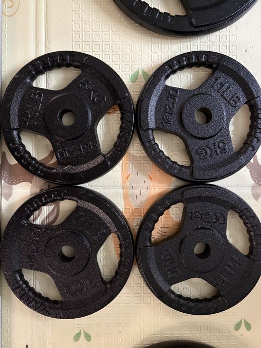 Set bara + greutati fonta 60 kg