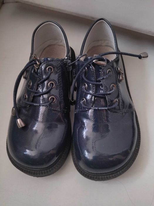 Ботинки-туфли кожаные