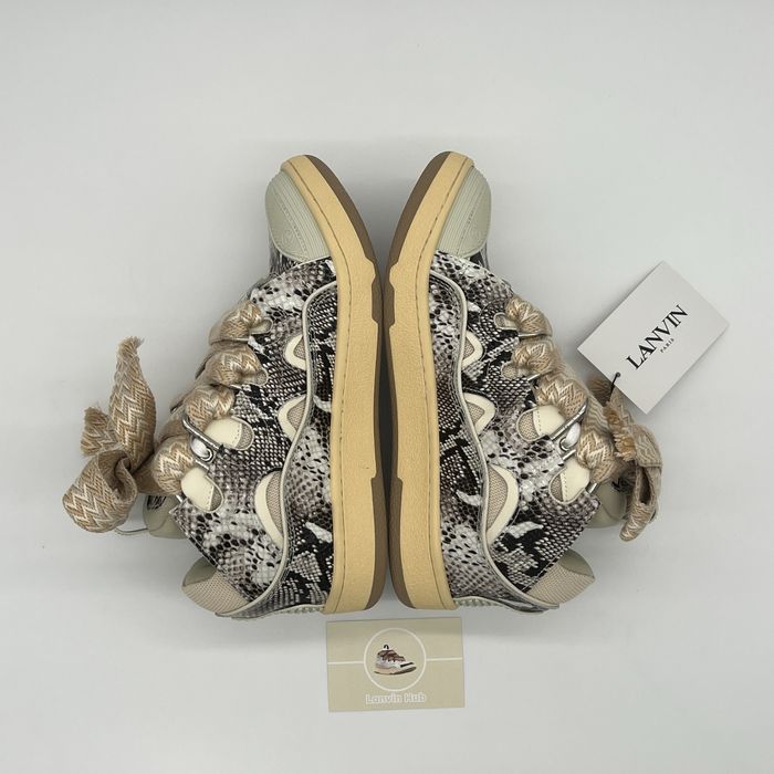 Lanvin Curb Python