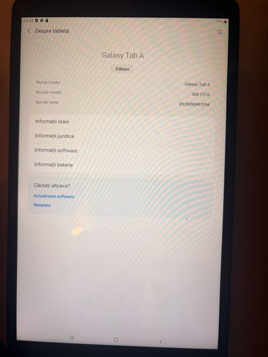 Tableta Samsung  Tab a 10” 2019