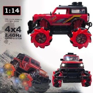 Джип с Дистанционно X-Monster 4x4, Странично Движение, LED Светлини
