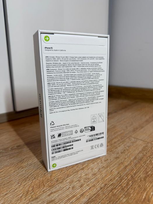 Iphone 15 / Black / SIGILAT - Garantie 1 AN