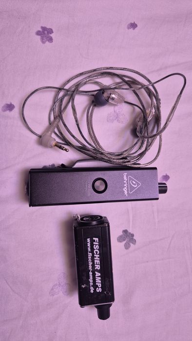 Casti shure in -ear  215 amplificator casti.