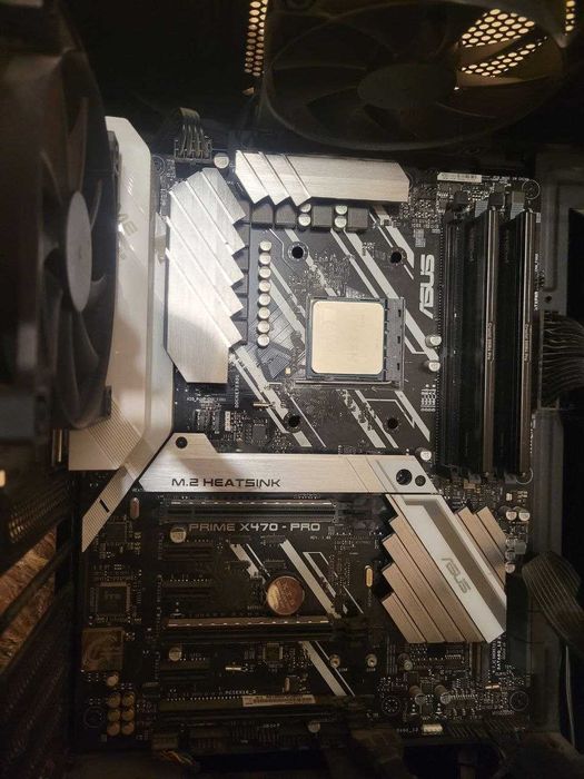 Ryzen 5700g + и дъно ASUS X470 PRO AM4 сокет - перфектни