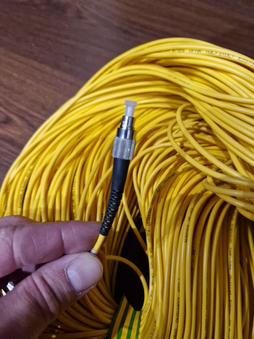 Pigtail fo fibra optica single mode fc conector 300 m,nou,nefolosit