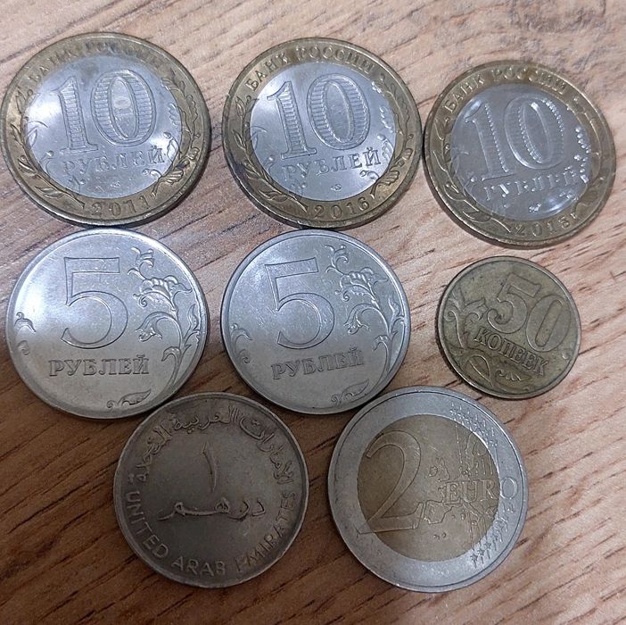 Монеты разные Срочно от 500т.