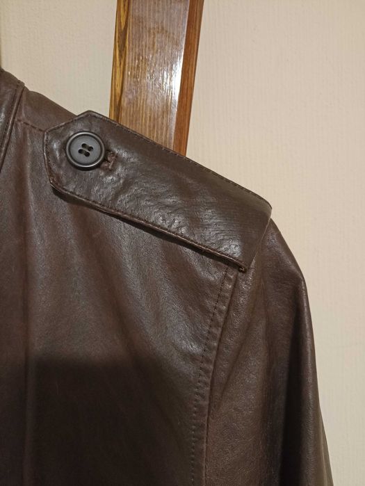 Дамско яке естествена кожа, намалена цена.