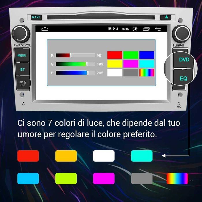 Navigatie Android Dedicata OPEL , DVD , 2GB RAM 32GB Memorie interna