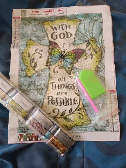 Картина/гоблен с диаманти