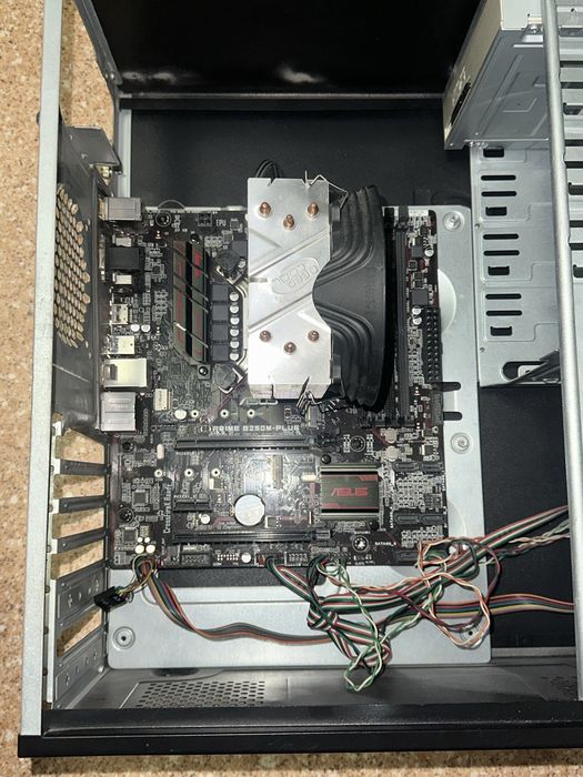 Комплект i5 7400 + asus prime b250m-plus + кулер