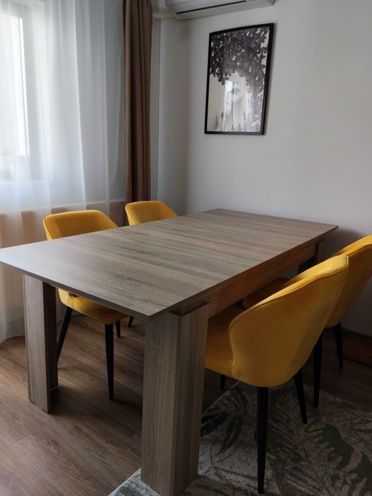 Masa extensibilă 150/180x90x76 Sonoma Dark