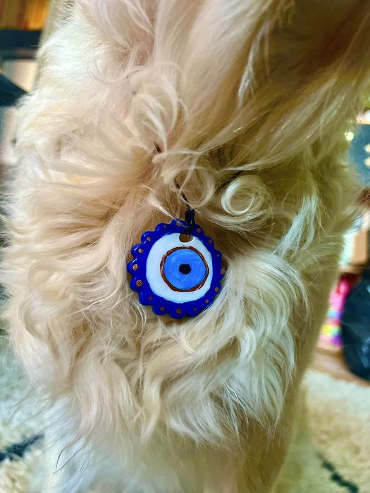 lant handmade evil eye "crazy huh?"