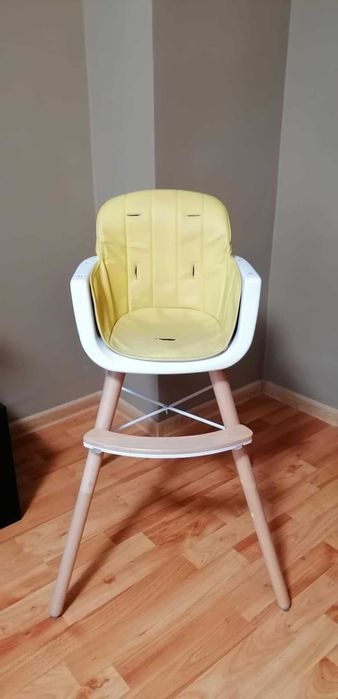 Столче за хранене CHIPOLINO Woody 2в1 жълто