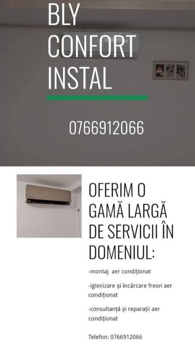 Montaj aer conditionat încărcări cu freon ,reparatii și igienizari