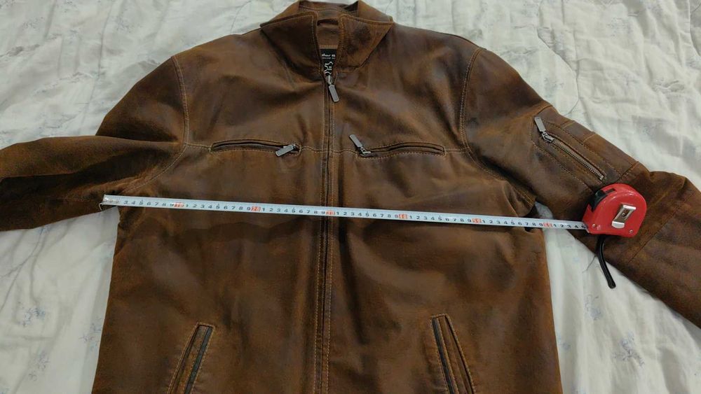 Мъжко кожено яке Tailor and Son  L / XL от Телешка кожа размер XL