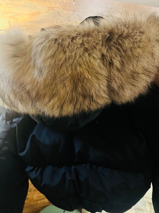 Дамско яке с естествен косъм