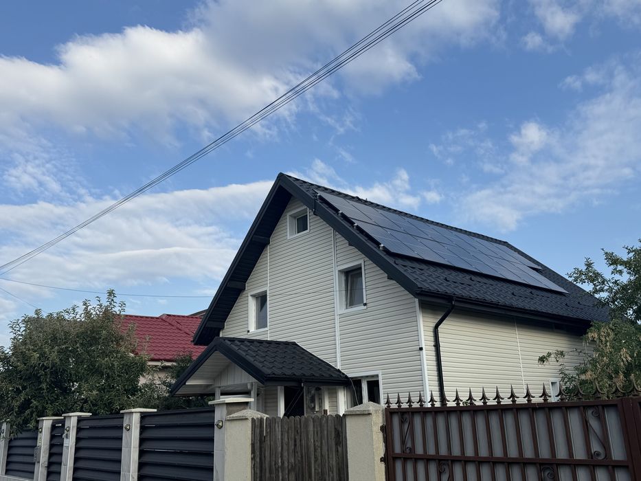 Casă individuală 150 mp utili | Prosumator 15 kW + baterii 30 kWh | Lângă Pallady | Cățelu (Glina)