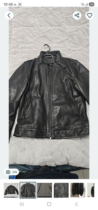 G-Star Biker Leather Jacket кожено яке