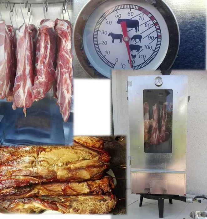 Afumatoare Carnat Carne Branza Peste Alimente Clisa 80x30x40cm SM